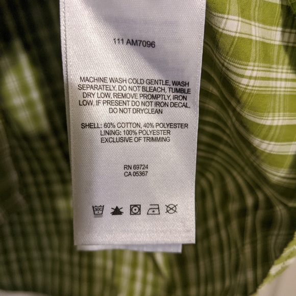 Columbia plaid Omni shield sun protection outdoor recreation sports shirt XL - Picture 5 of 5